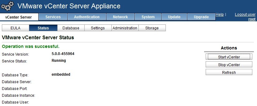 vmware vcenter server appliance