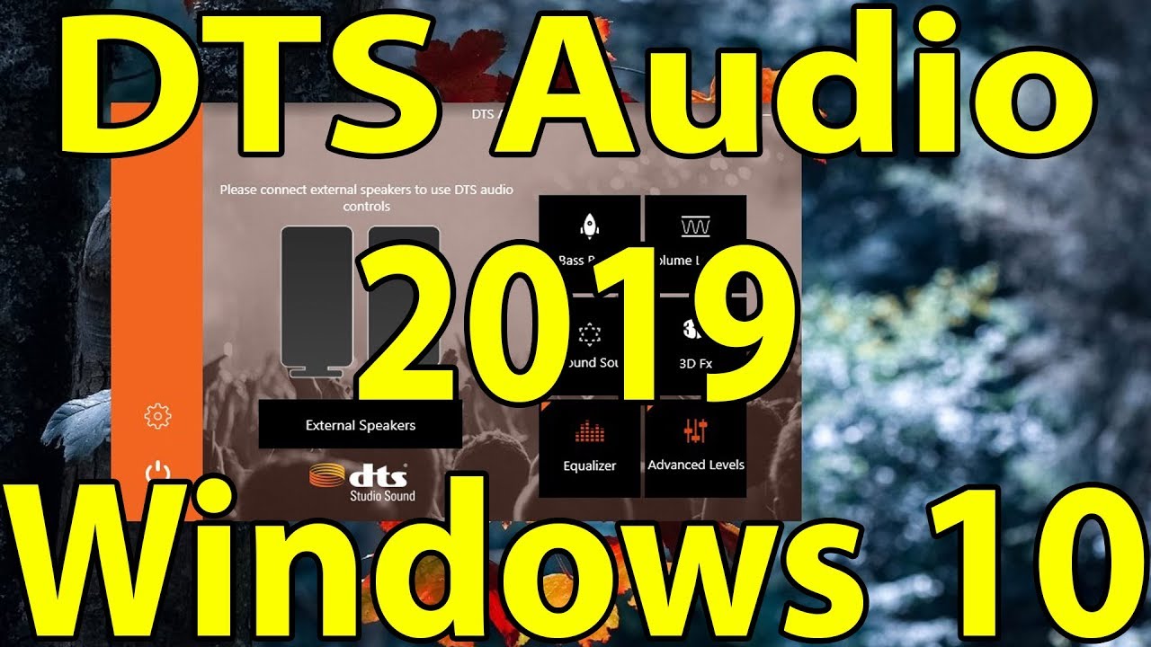 dts sound windows 10 download